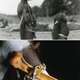 Examples of the bone daggers worn as personal adornments.